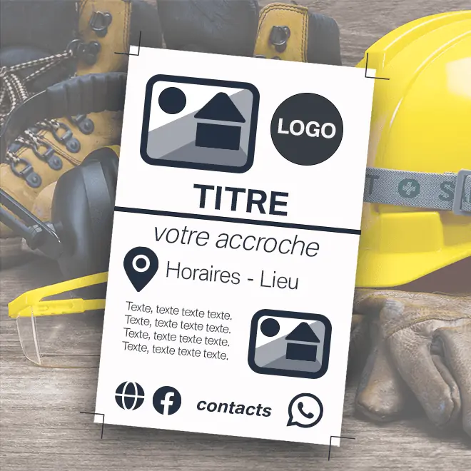 Imprimer flyer entreprise bâtiment